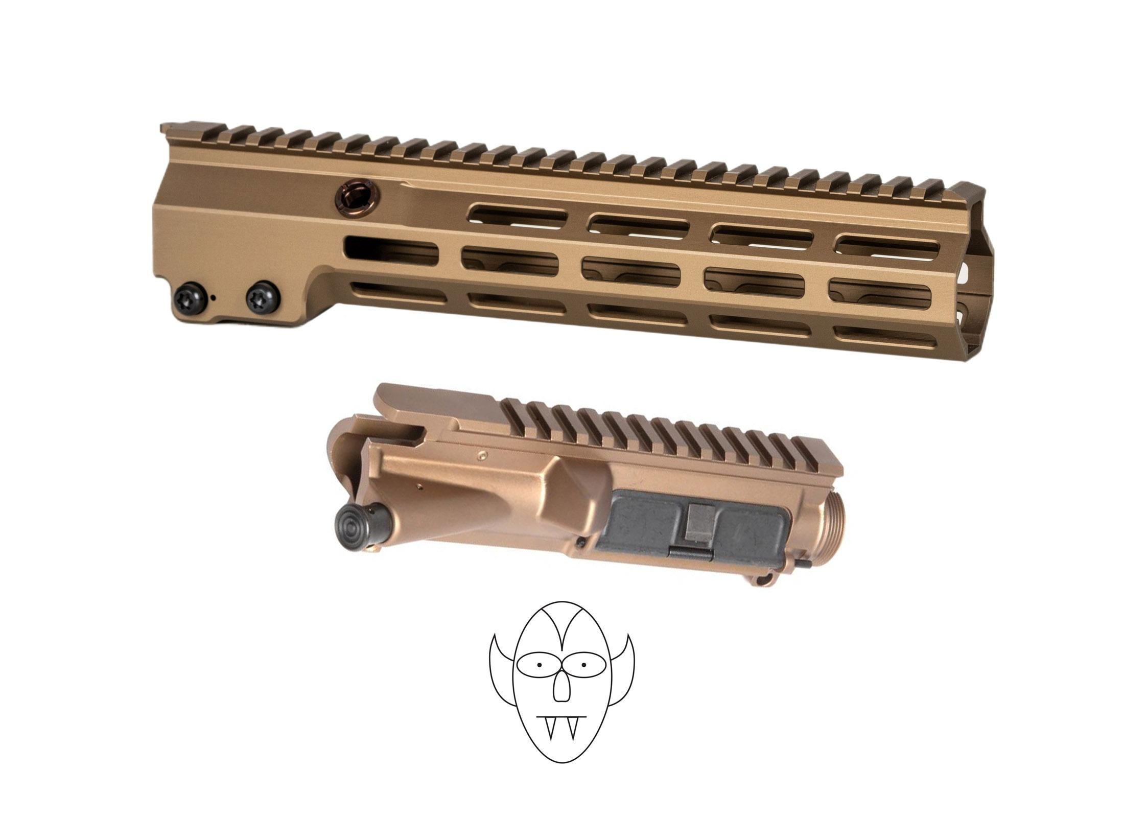 Geissele Automatics Super Duty Center Tab MK16 Assembled AR-15 Upper Receiver - 10.5" - DDC - BLEMULA